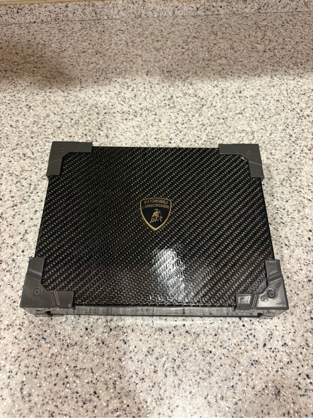 Collectible Lamborghini plaque,  "One Year of Aventador SVJ"